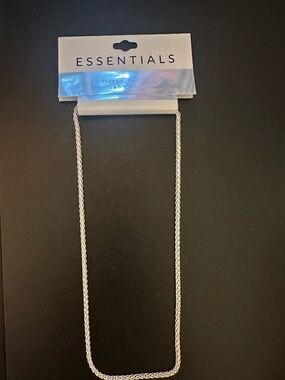 NEW | Jewelry| Essentials Silver Plated 18" Chain Necklace